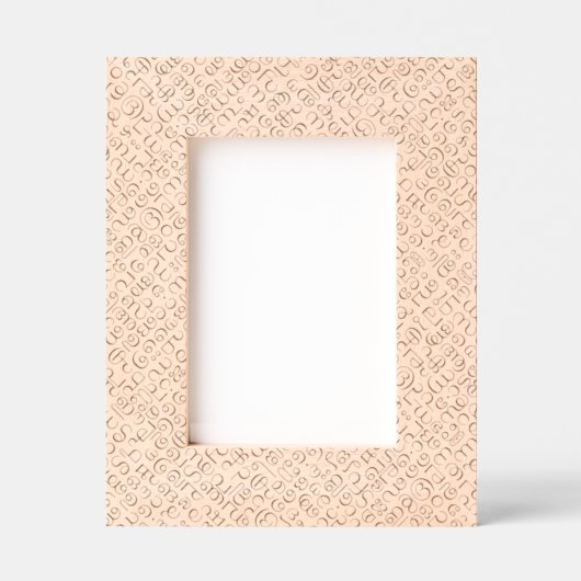 マラヤラム レーザー彫刻フレーム (正面)