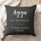 マラヤラムTシャツayyo定義 クッション (ブランケット)