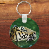 マラヤンタイガーのヘッドショット キーホルダー (裏面)
