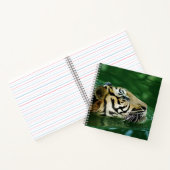 マラヤンタイガーのヘッドショット ノートブック (内部)