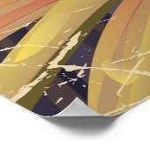 マラヤ・ヴィンテージ旅行ポスター。 ポスター (角)