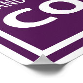 マララ語 – 勇気の写真（パープルシリーズ） ポスター (角)