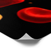 マラリアを引き起こすマラリア原虫概念像2 ポスター (角)