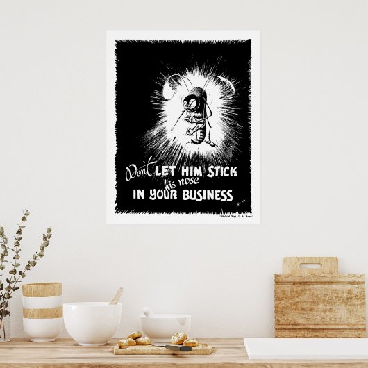 マラリア蚊 ポスター (キッチン)