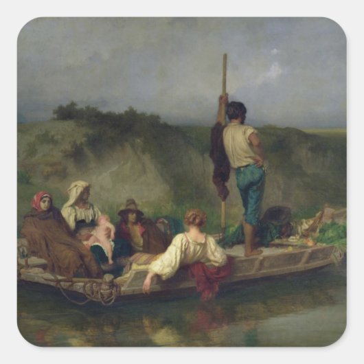 マラリア スクエアシール (正面)