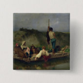 マラリア 缶バッジ (正面)