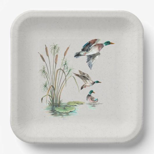 マラルダックとカタテール ペーパープレート (正面)