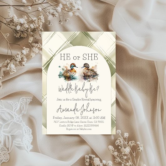 マラルダックのジェンダーを明らかにする 招待状