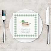 マラルダックアヒルの国狩りベビーシャワー ペーパープレート