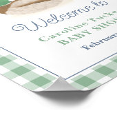 マラルダックアヒル狩りベビーシャワーウェルカム ポスター (角)