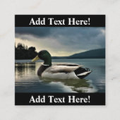 マラルダックオンザレイク スクエア名刺 (正面)