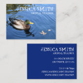 マラルダックバードブルーウォーター自然撮影 名刺 (正面/裏面)