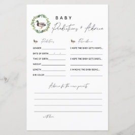 マラルダックベビー予測とアドバイスカード