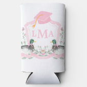 マラルダックモノグラム卒業クレスト スリム缶クーラー (正面)