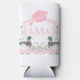 マラルダックモノグラム卒業クレスト スリム缶クーラー