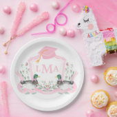 マラルダックモノグラム卒業クレスト ペーパープレート (パーティー)