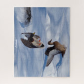 マラルドアヒルの出発 ジグソーパズル (縦)