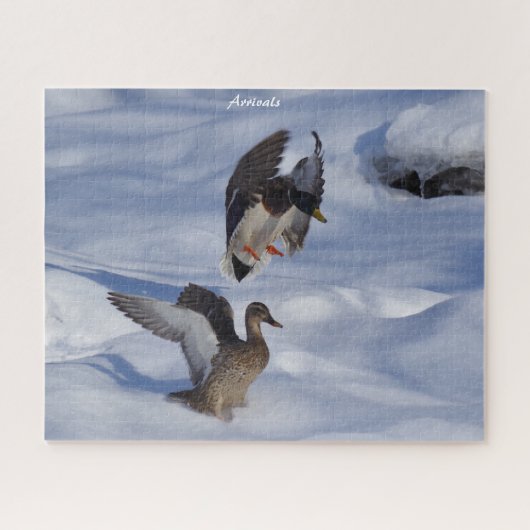 マラルドアヒルの出発 ジグソーパズル (横)