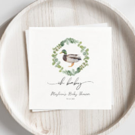 マラルド男女兼用アヒル赤ちゃんシャワー スタンダードカクテルナプキン