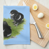 マランズブラック銅チックス キッチンタオル (四つ折り)