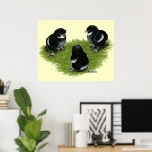 マランズブラック銅チックス ポスター (ホームオフィス)