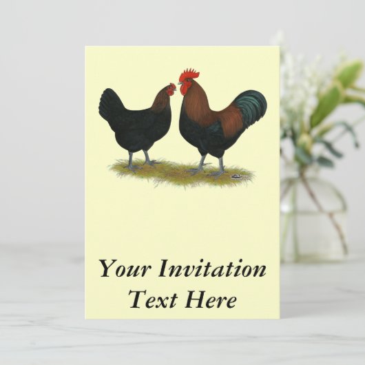 マランズブラック銅 招待状 (スタンド正面)