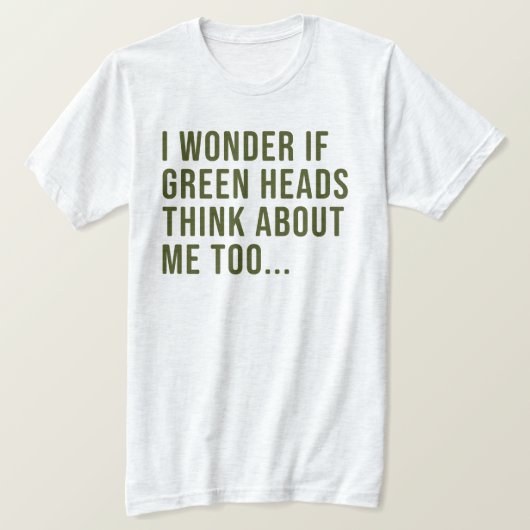 マラードおもしろいアヒル狩りシャツと女男性へ性 Tシャツ (デザイン正面)