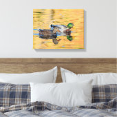 マラードのペア キャンバスプリント (インサイチュ (寝室))