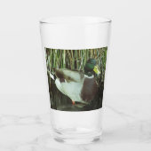 マラードアヒル写真アウトドアスマン湖バード タンブラーグラス (正面)