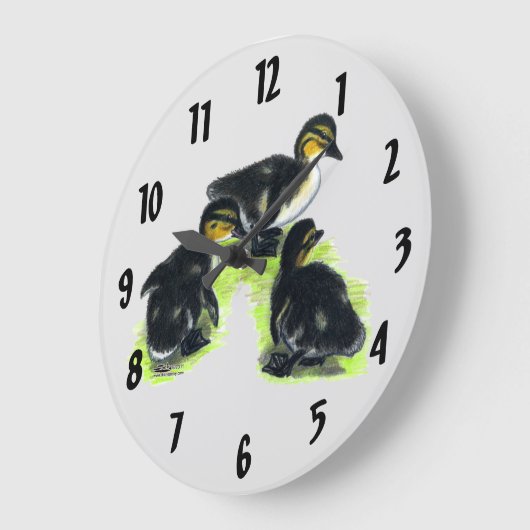 マラードアヒル大時計 ラージ壁時計 (傾斜)