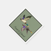 マラードアヒル愛好家 スタンダードカクテルナプキン (角)