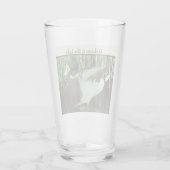 マラードアヒル湖へようこそオスの鳥 タンブラーグラス (裏面)