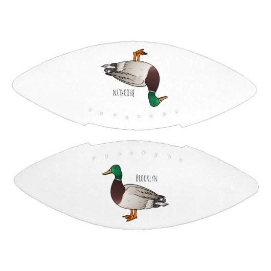 マラードアヒル漫画イラストレーション アメリカンフットボール (パネル)