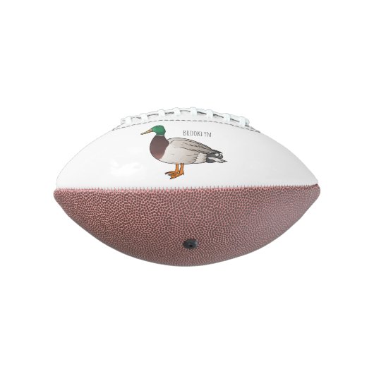 マラードアヒル漫画イラストレーション アメリカンフットボール (回転270)