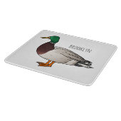 マラードアヒル漫画イラストレーション カッティングボード (角)