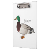 マラードアヒル漫画イラストレーション クリップボード (左)