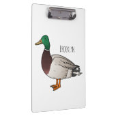 マラードアヒル漫画イラストレーション クリップボード (右)