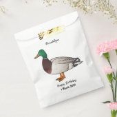 マラードアヒル漫画イラストレーション フェイバーバッグ (封をした状態)