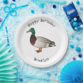 マラードアヒル漫画イラストレーション ペーパープレート (パーティー)