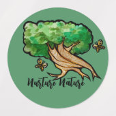 マラードアヒル牡丹自然愛好家 ラベル (デザイン2)