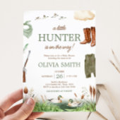 マラードアヒル狩りベビーシャワー 招待状