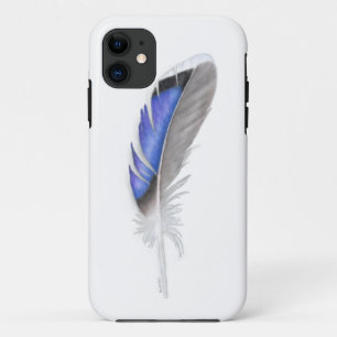 マラードアヒル羽毛水絵を描色 iPhone 11 ケース