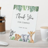 マラードアヒル赤ちゃんシャワーありがとうお気に入りサイン 台座サイン (インサイチュ)