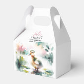 マラードアヒル赤ちゃんシャワーお気に入りボックス フェイバーボックス (裏面サイド)