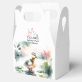 マラードアヒル赤ちゃんシャワーお気に入りボックス フェイバーボックス (オープン)