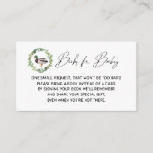 マラードアヒル赤ちゃんシャワーブックベビーカード エンクロージャーカード (正面)