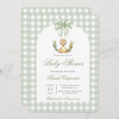 マラードアヒル赤ちゃんシャワー赤ちゃんシャワー 招待状 (正面/裏面)