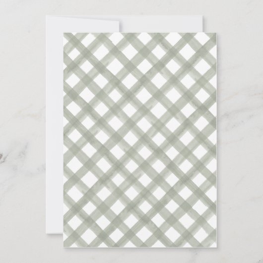 マラードアヒル赤ちゃんシャワー 招待状 (裏面)