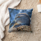 マラードアヒル野生生物写真鳥好き クッション (ブランケット)