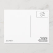 マラードアヒル(雌)暖かいトーン黒白 ポストカード (裏面)